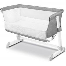 Приставне ліжечко Lionelo Theo Concrete